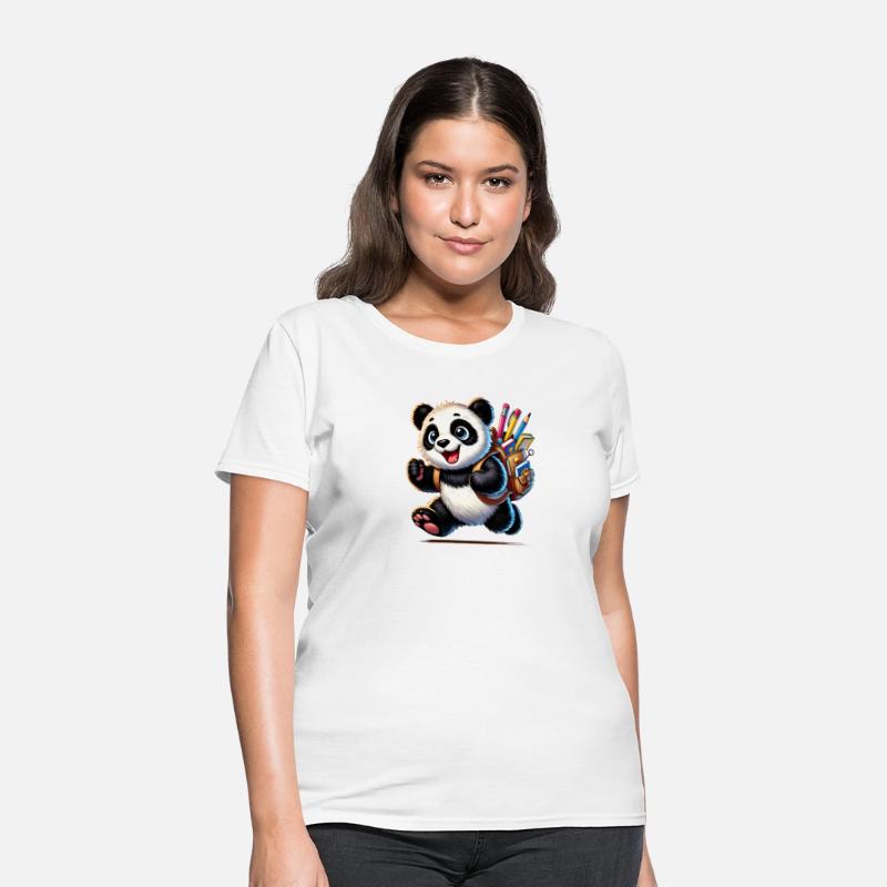 Start of school with a panda: Panda for school
