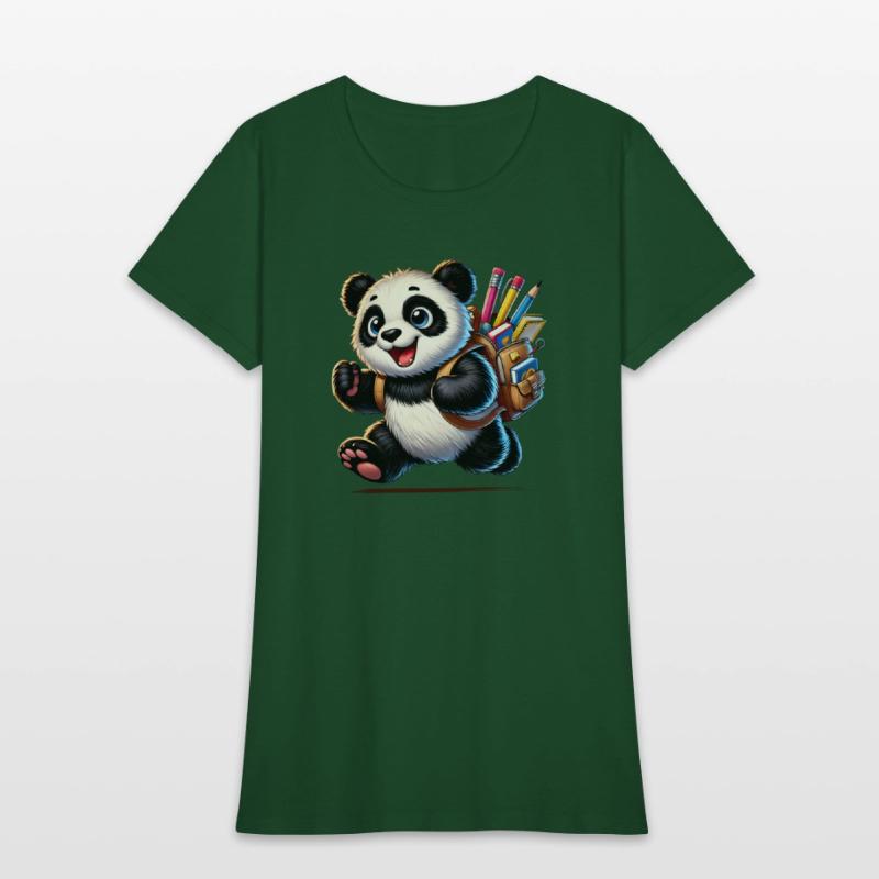 Start of school with a panda: Panda for school