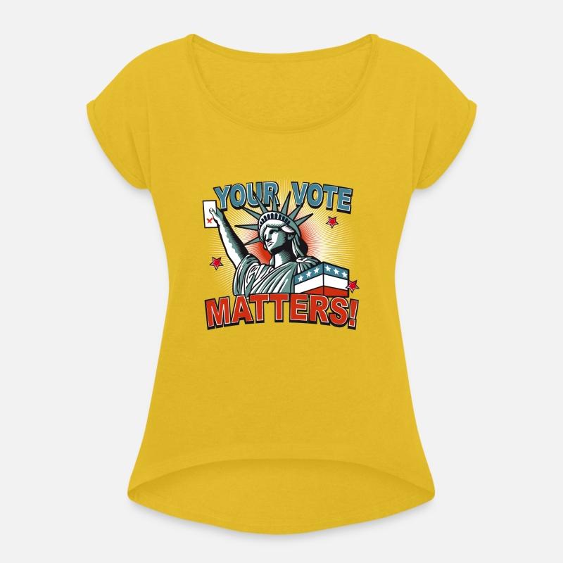 Statue of Liberty & voting card -Your Vote Matters