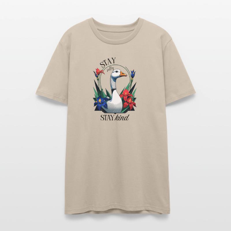 Stay Silly, Stay Kind - Funny Floral Cottage Goose