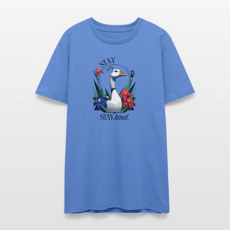 Stay Silly, Stay Kind - Funny Floral Cottage Goose