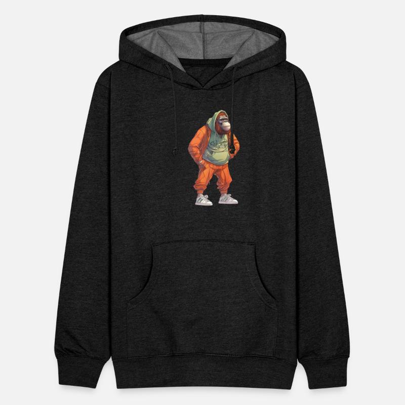 Street Art Orangutan Urban Rap Street Monkey