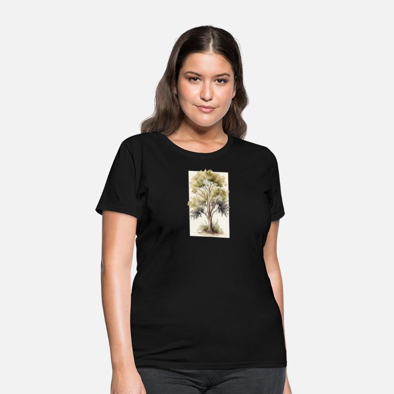 Stunning Watercolor Ash Tree Art