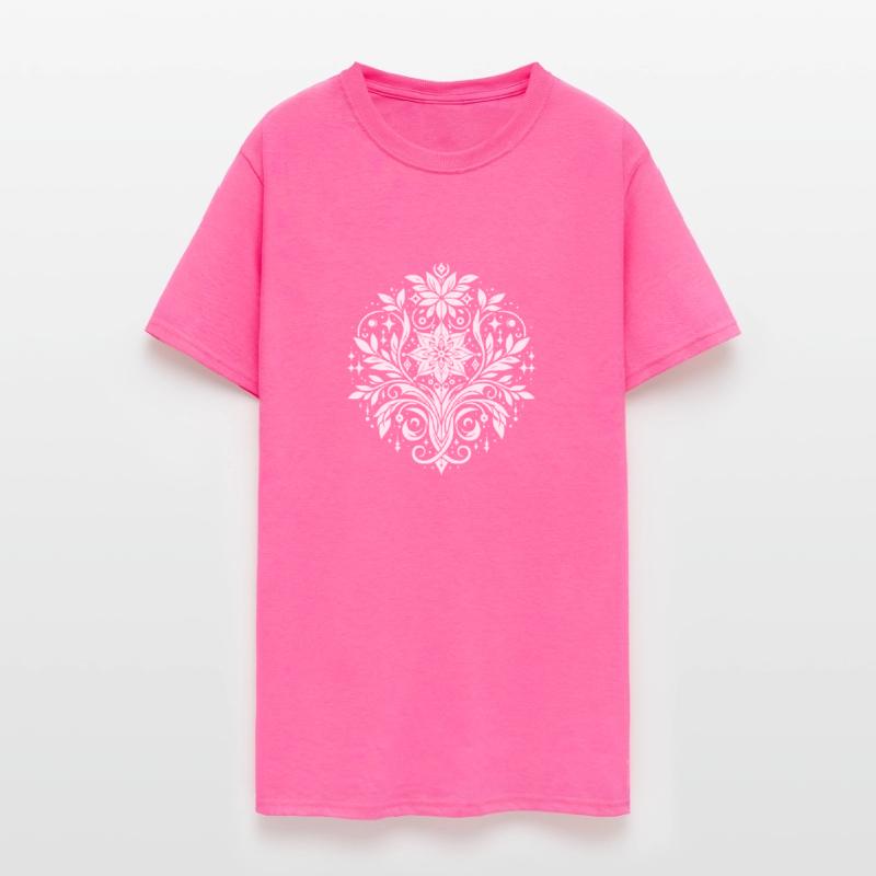 Stylish Tattoo Ornament With Floral Elements