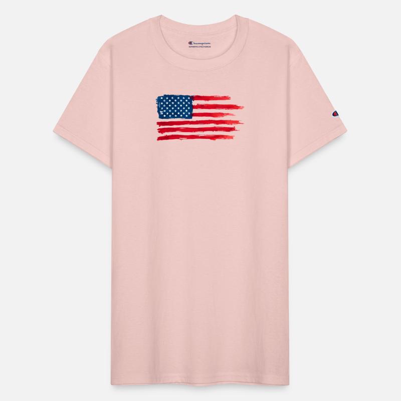 Stylized American Flag Illustration