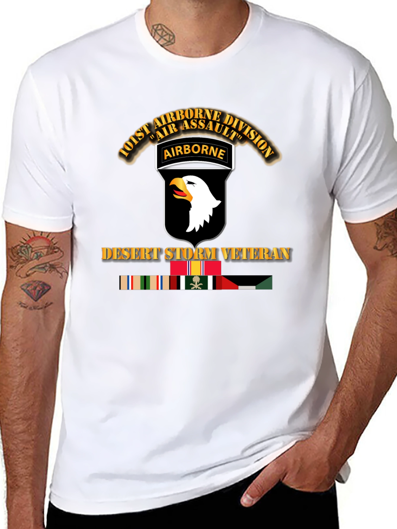101st Airborne Desert Storm Veteran T-Shirt