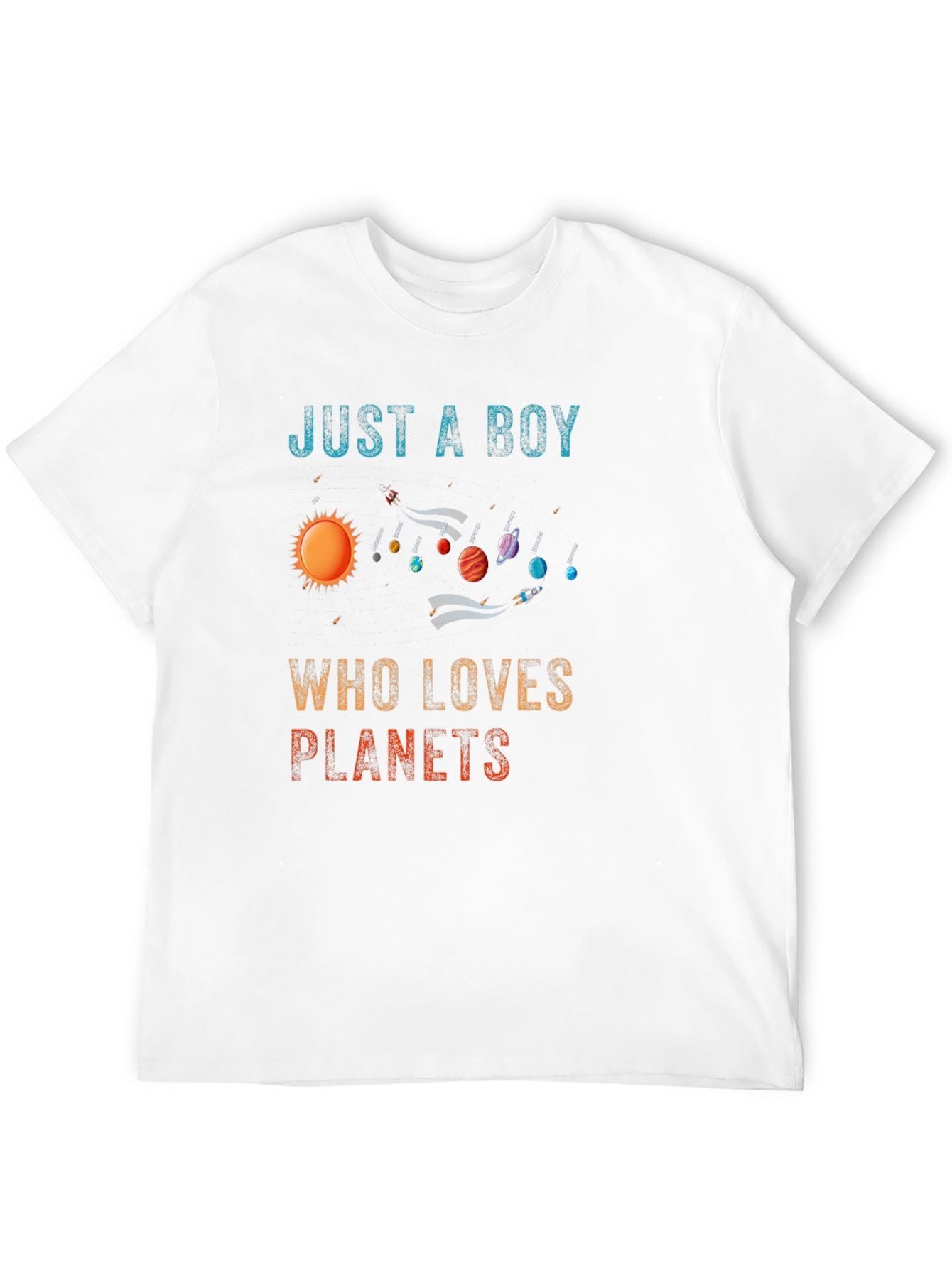 Just A Boy Who Loves Planets T-Shirt