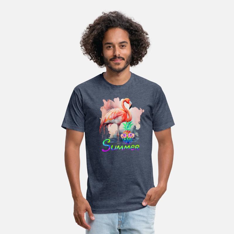 Summer Patterns With Flamingos And Pineapples