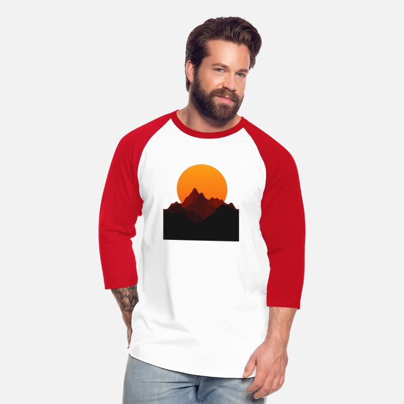 Sunset Peaks: Mountain Silhouette