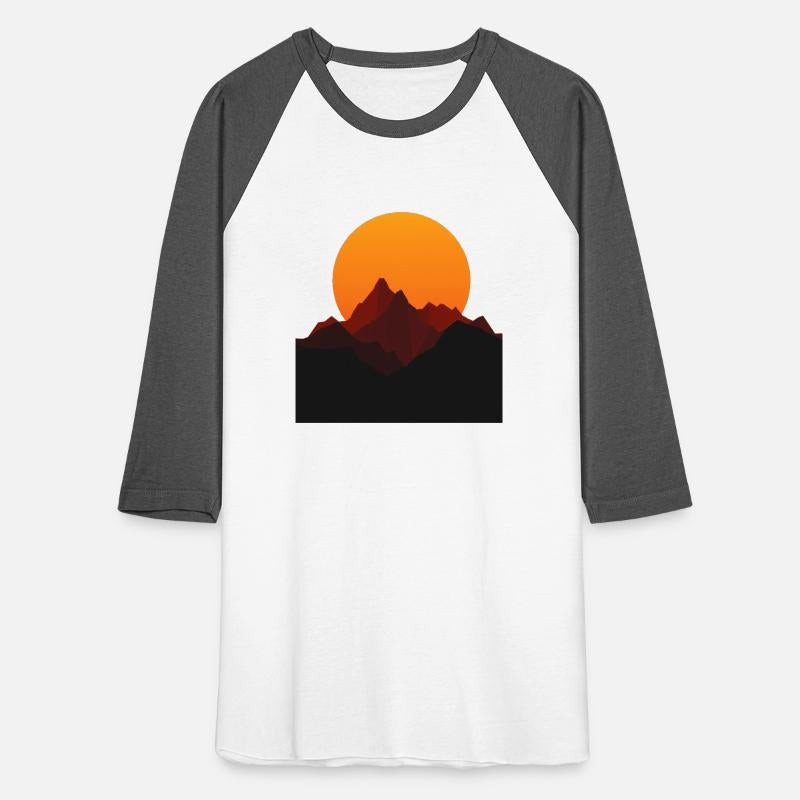 Sunset Peaks: Mountain Silhouette