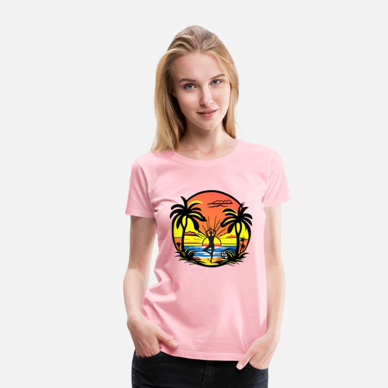 Sunset with Pperson in Yoga Pose