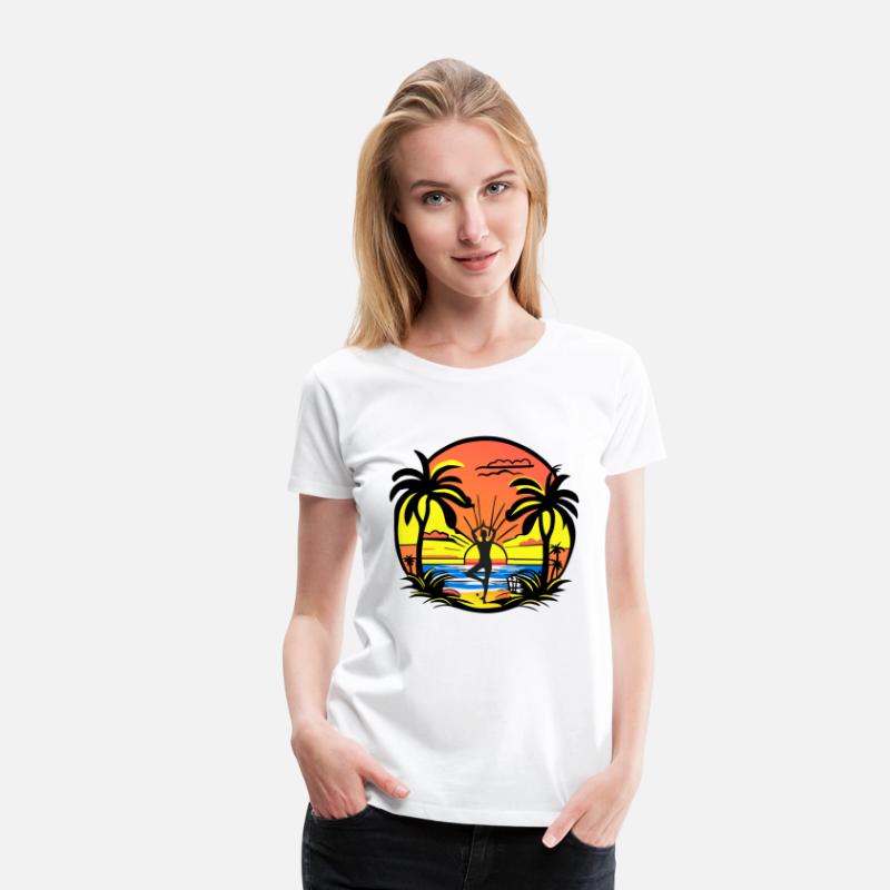 Sunset with Pperson in Yoga Pose