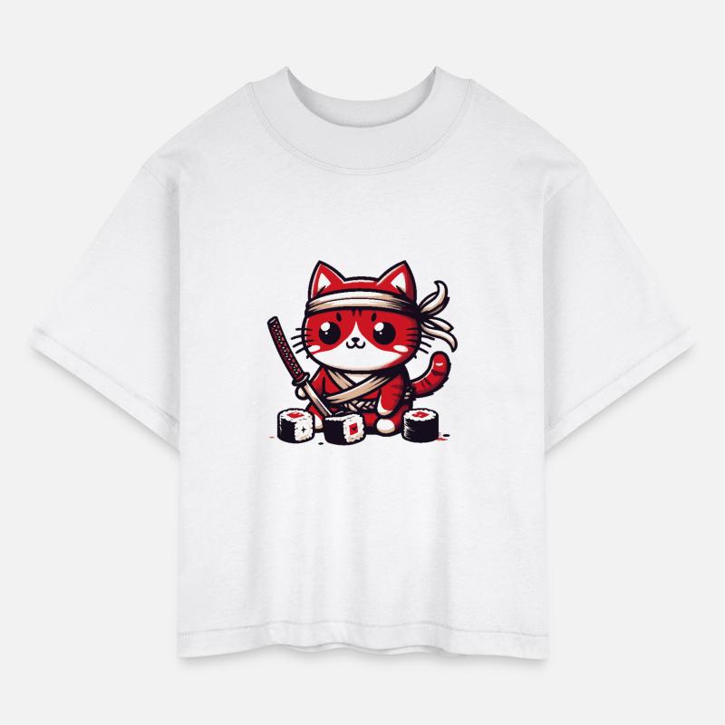 Sushi Cat Sensei Asian Food Gift Idea