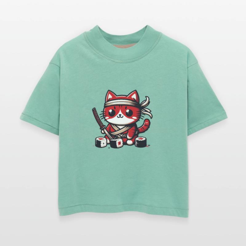 Sushi Cat Sensei Asian Food Gift Idea