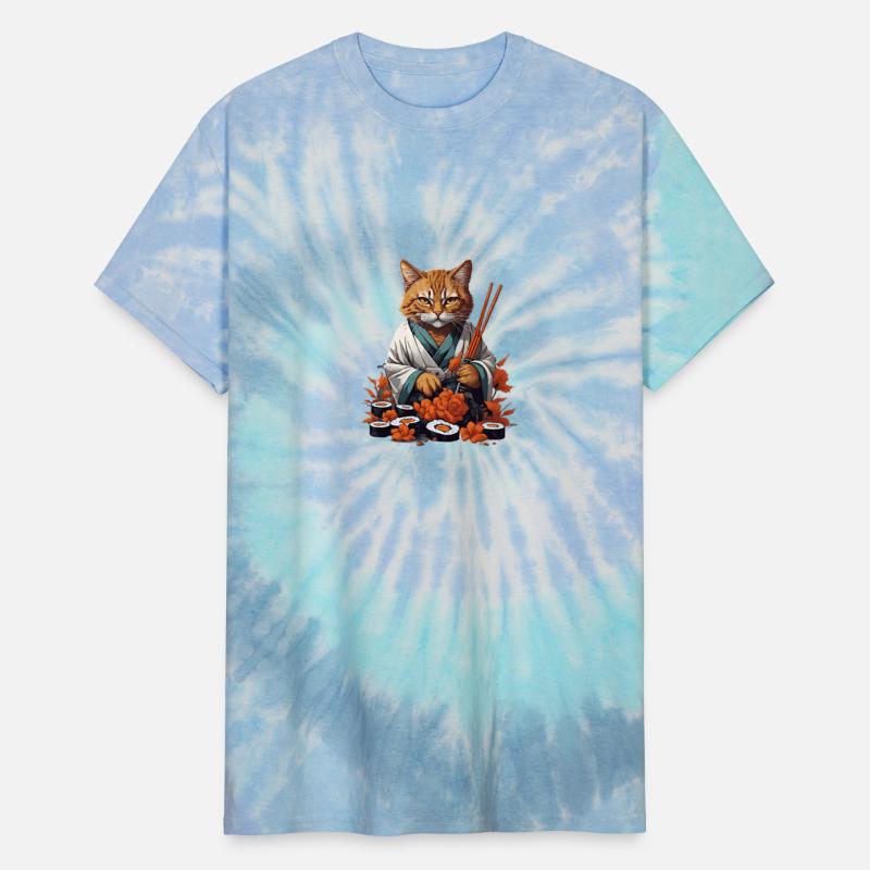 Sushi Cat's Pounce on the Plate Short tee