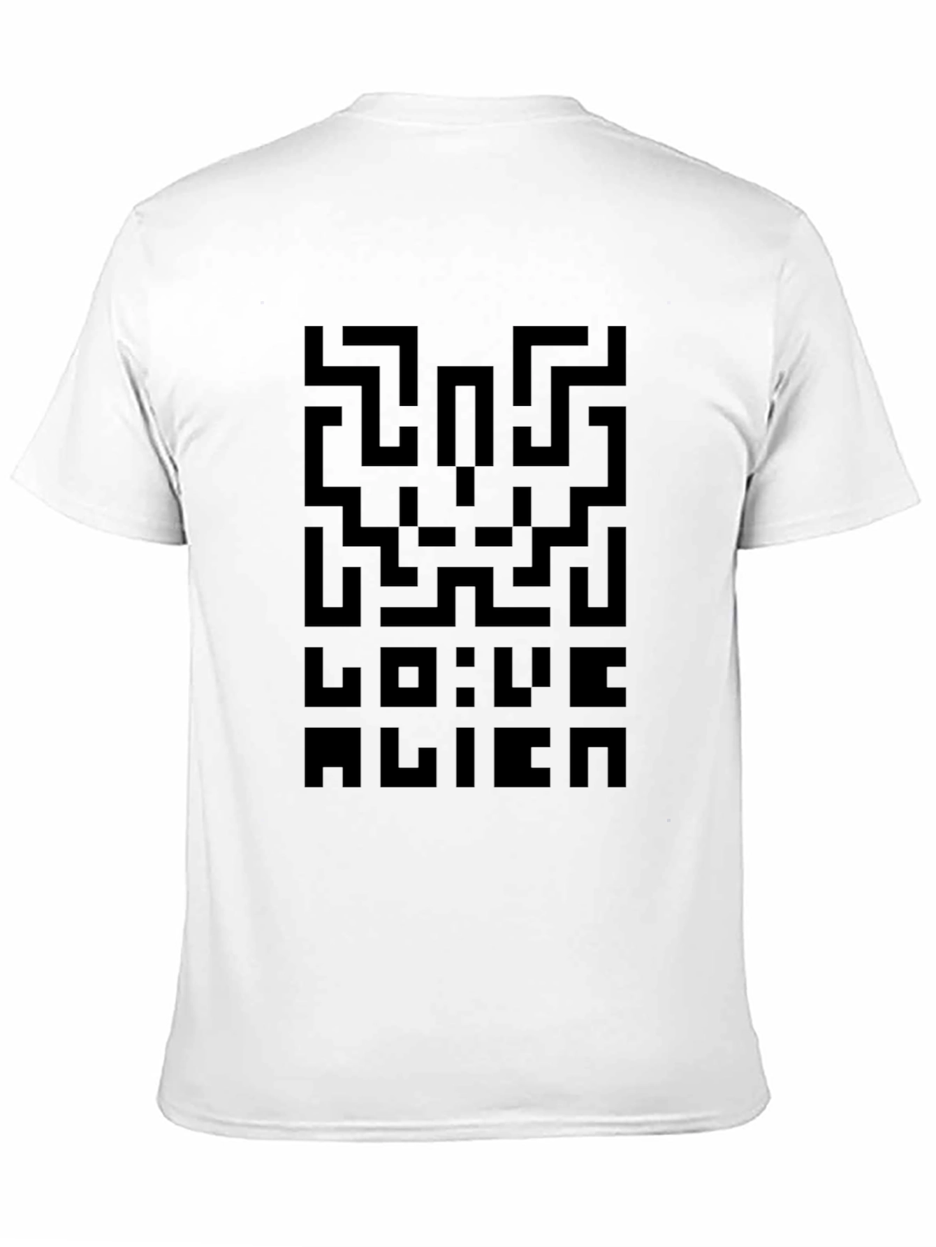 Maze Love Alien Black T-Shirt