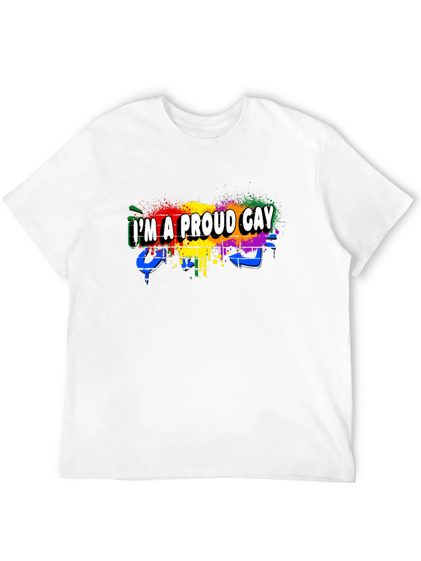 Proud Gay Pride Rainbow LGBTQ T-Shirt
