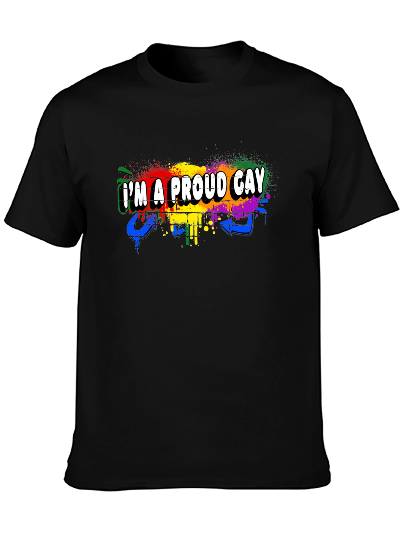 Proud Gay Pride Rainbow LGBTQ T-Shirt