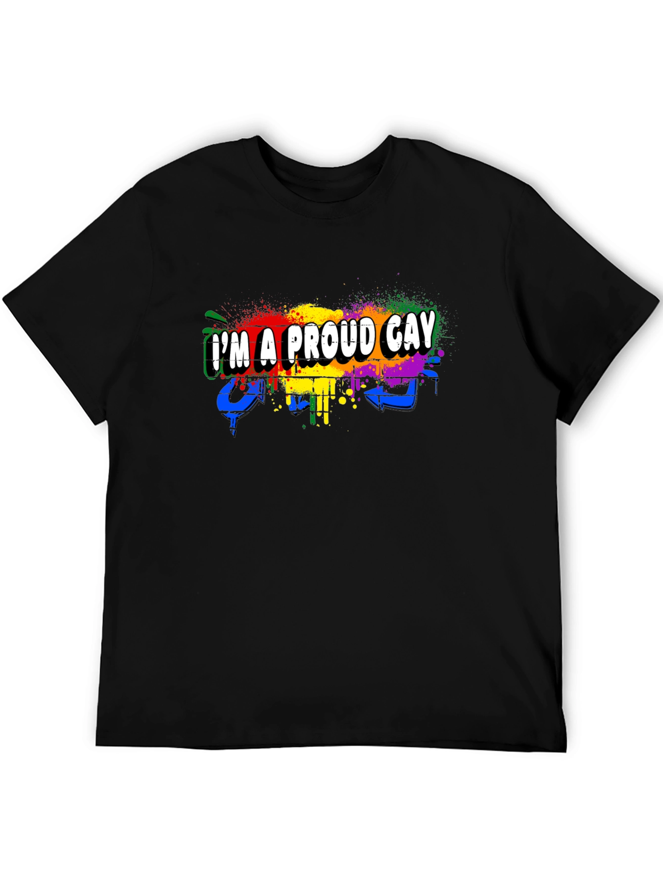 Proud Gay Pride Rainbow LGBTQ T-Shirt