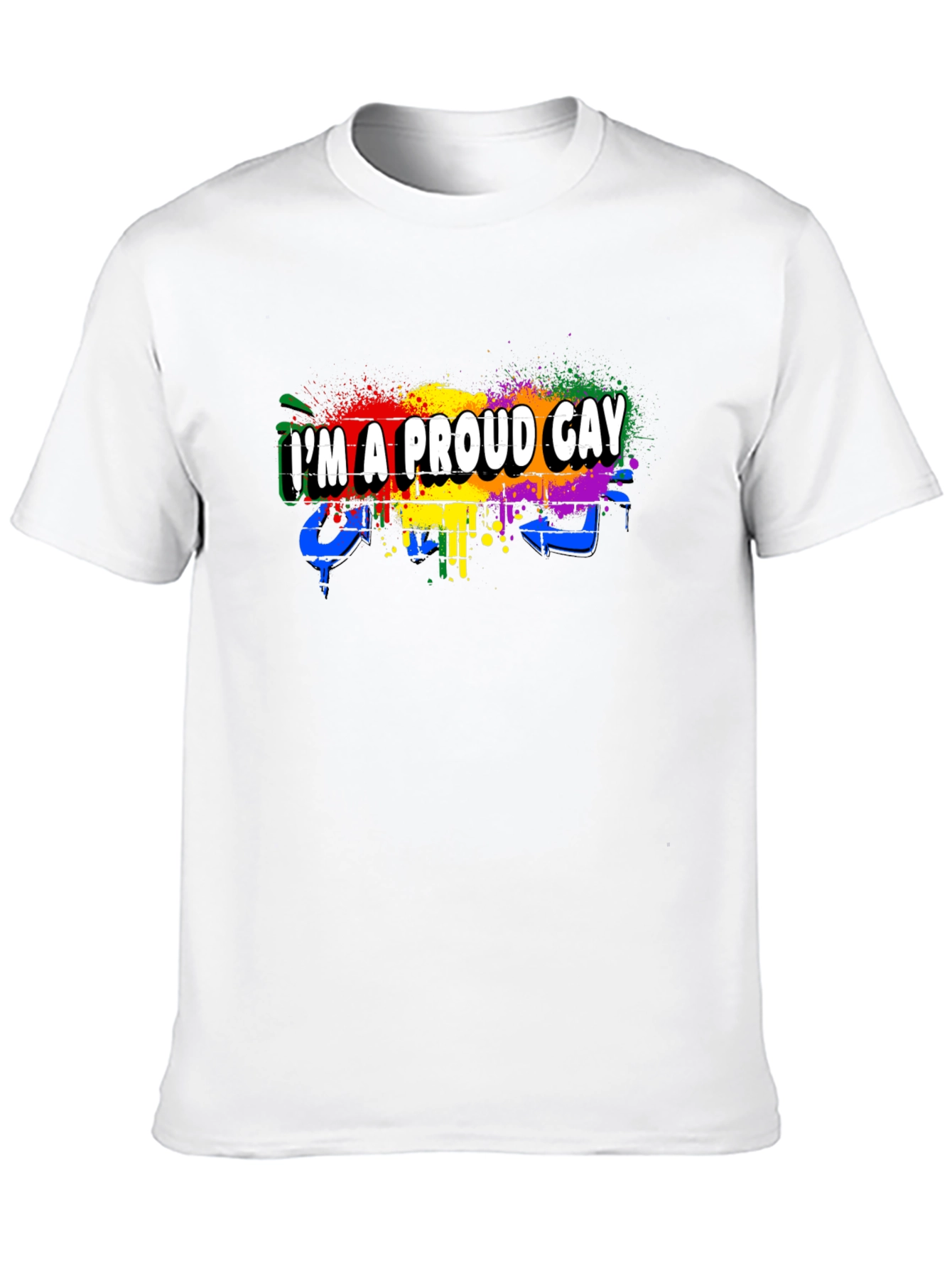 Proud Gay Pride Rainbow LGBTQ T-Shirt