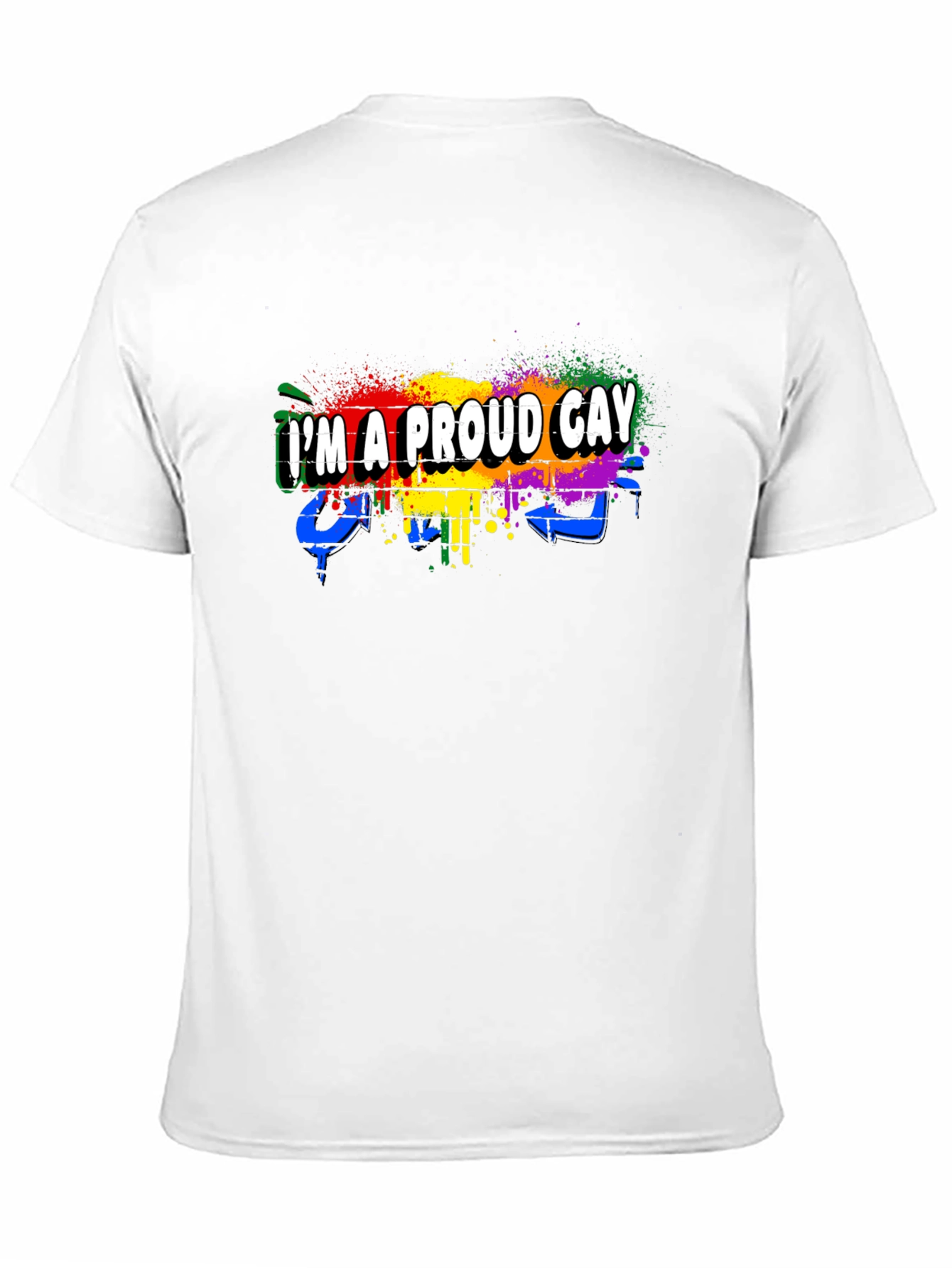 Proud Gay Pride Rainbow LGBTQ T-Shirt