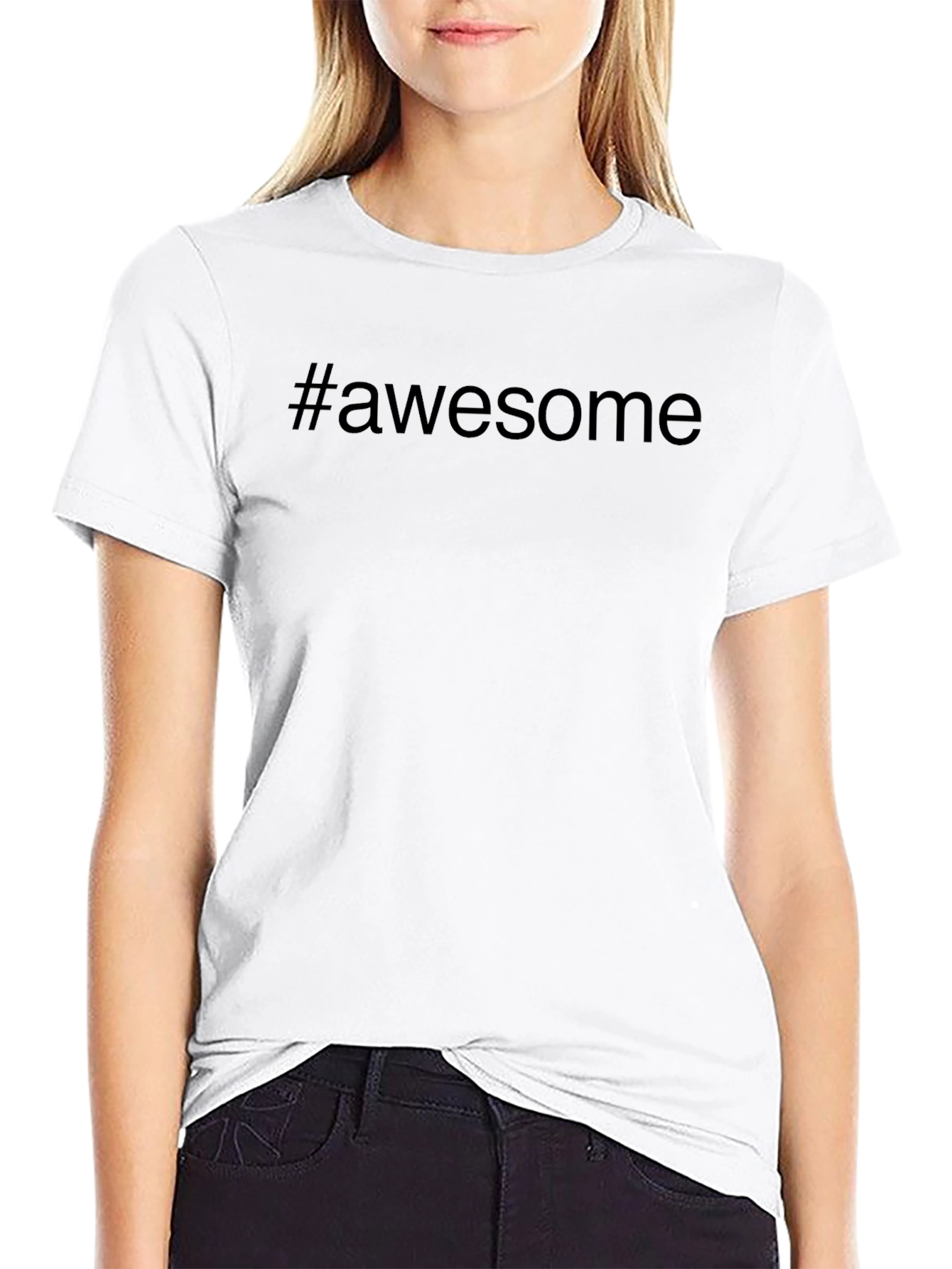 Awesome Graphic Tee - Black Casual T-Shirt