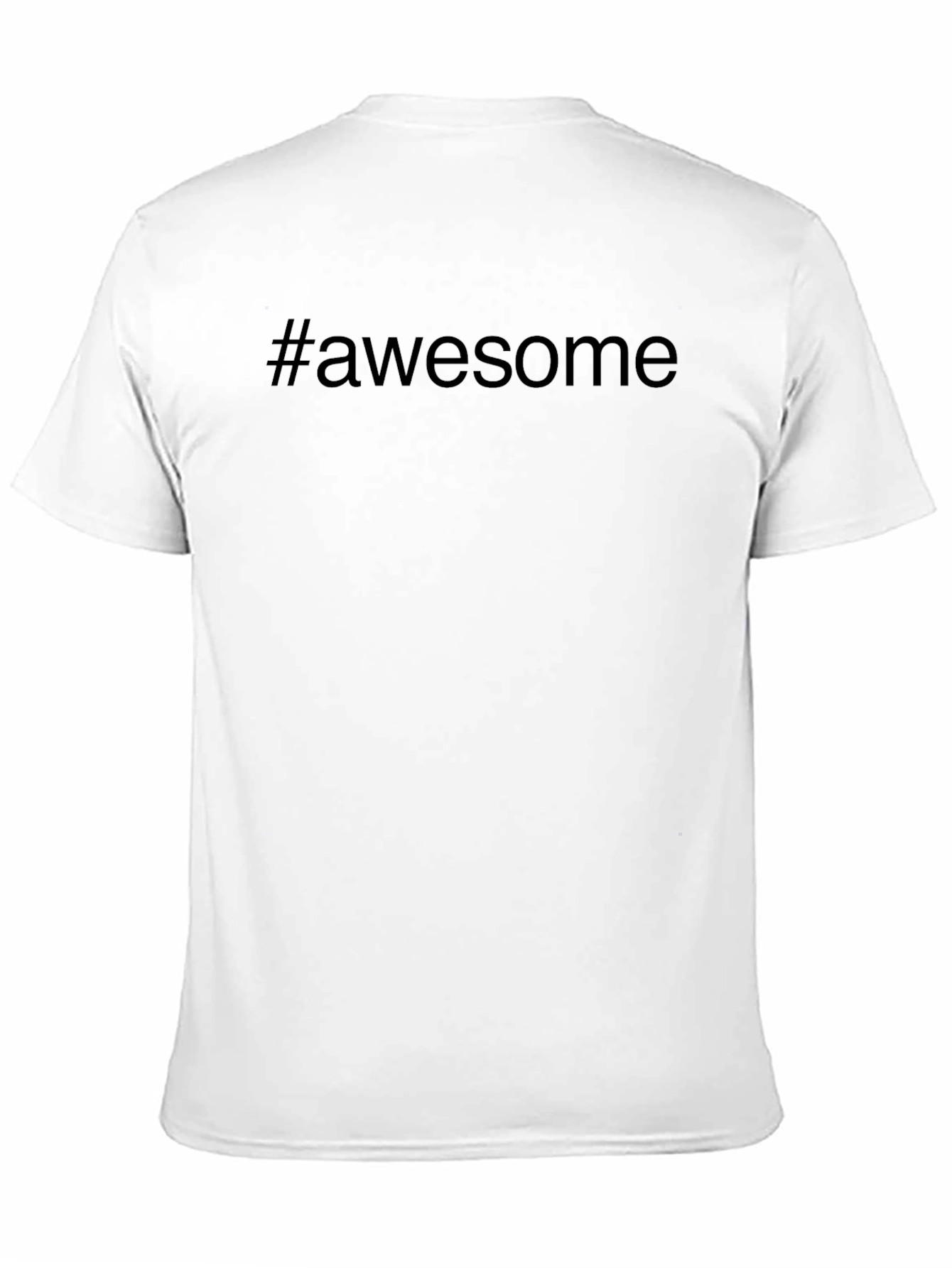 Awesome Graphic Tee - Black Casual T-Shirt