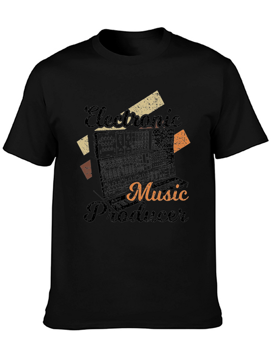 Electronic Music Producer T-Shirt - Vintage Synth Tee