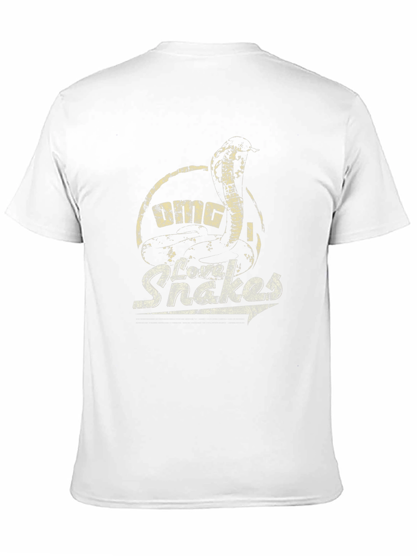 OMG I Love Snakes Mens Graphic Tee