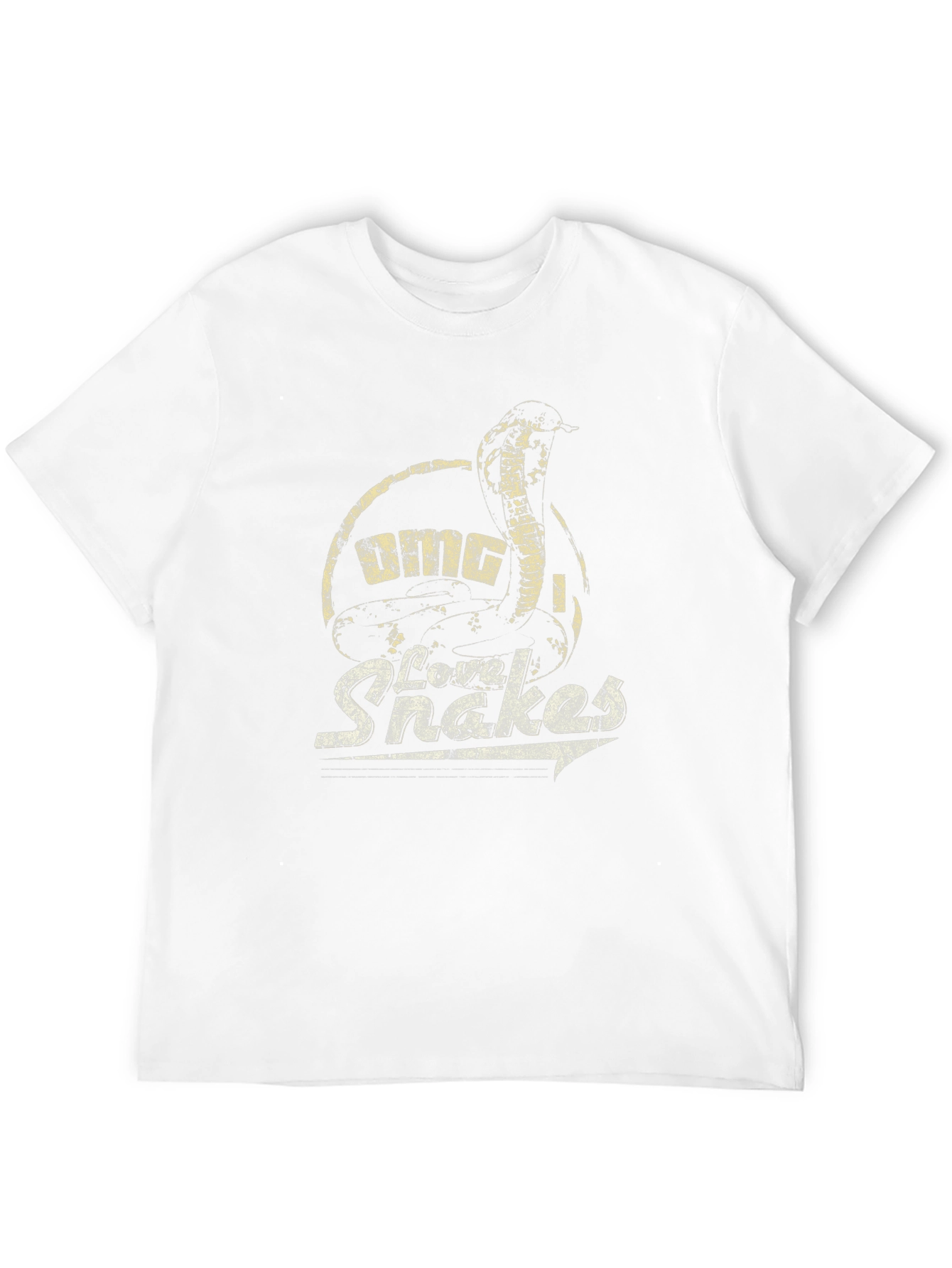 OMG I Love Snakes Mens Graphic Tee