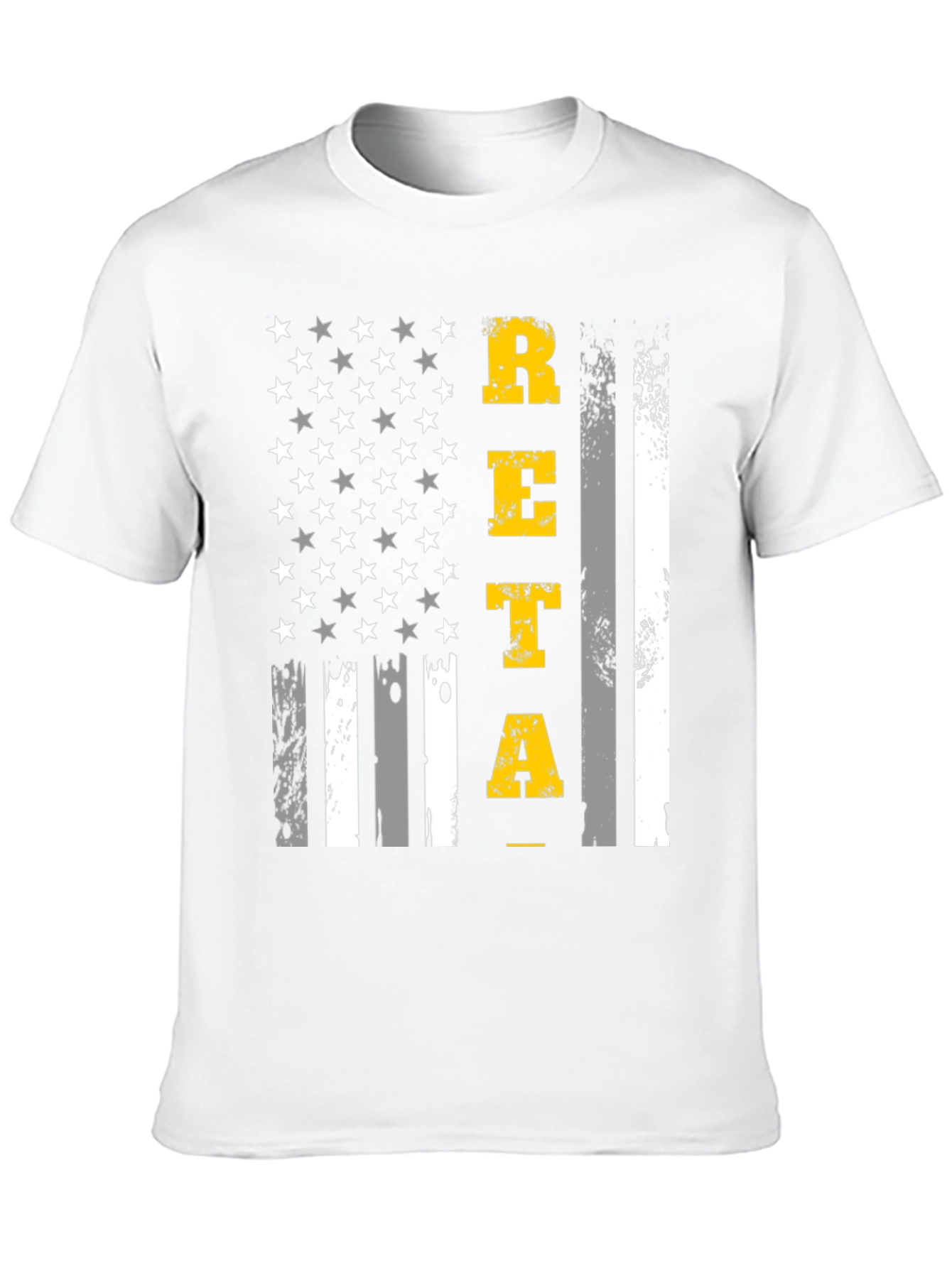 Patriotic RETA Graphic T-Shirt - Black
