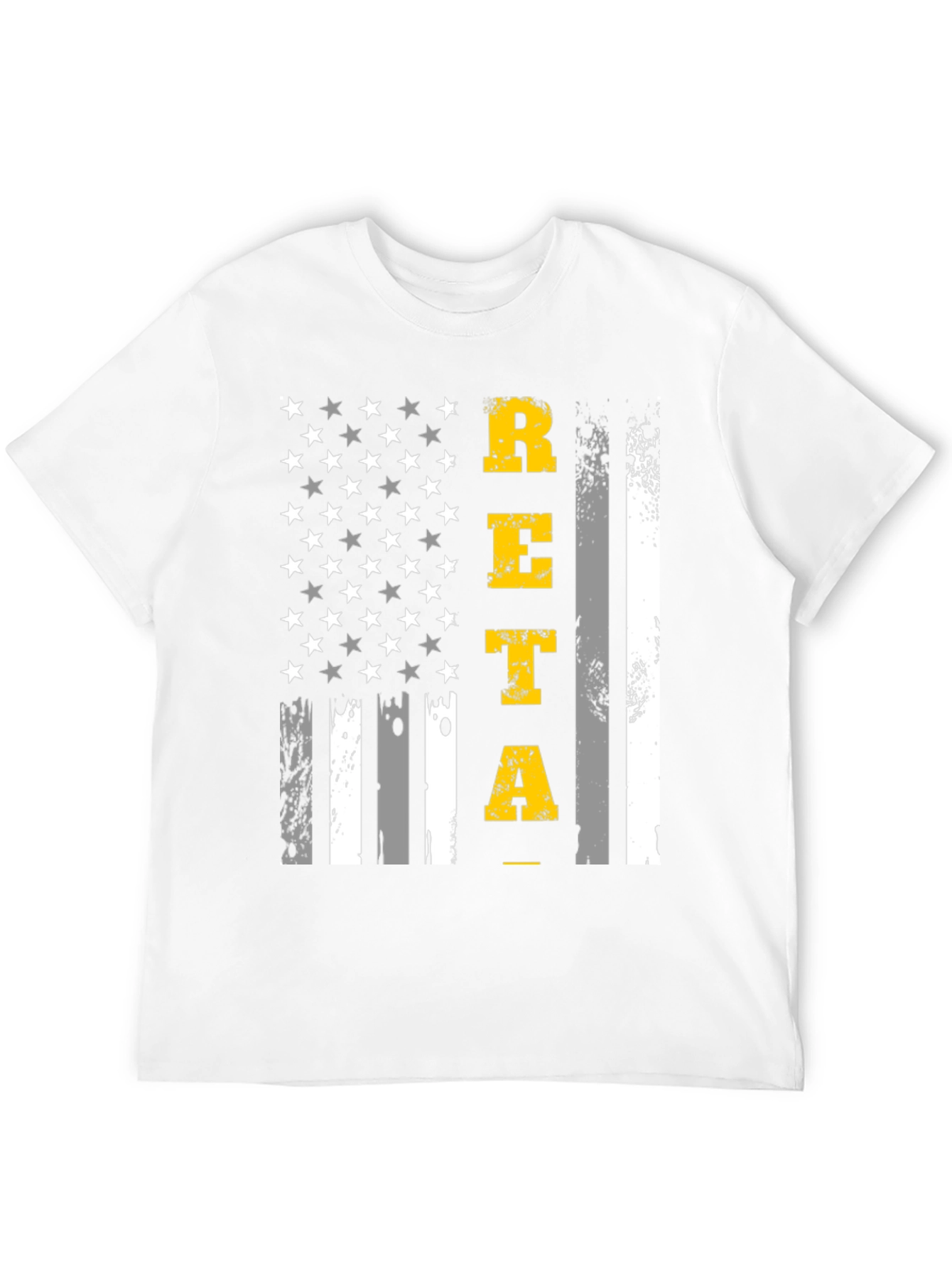 Patriotic RETA Graphic T-Shirt - Black