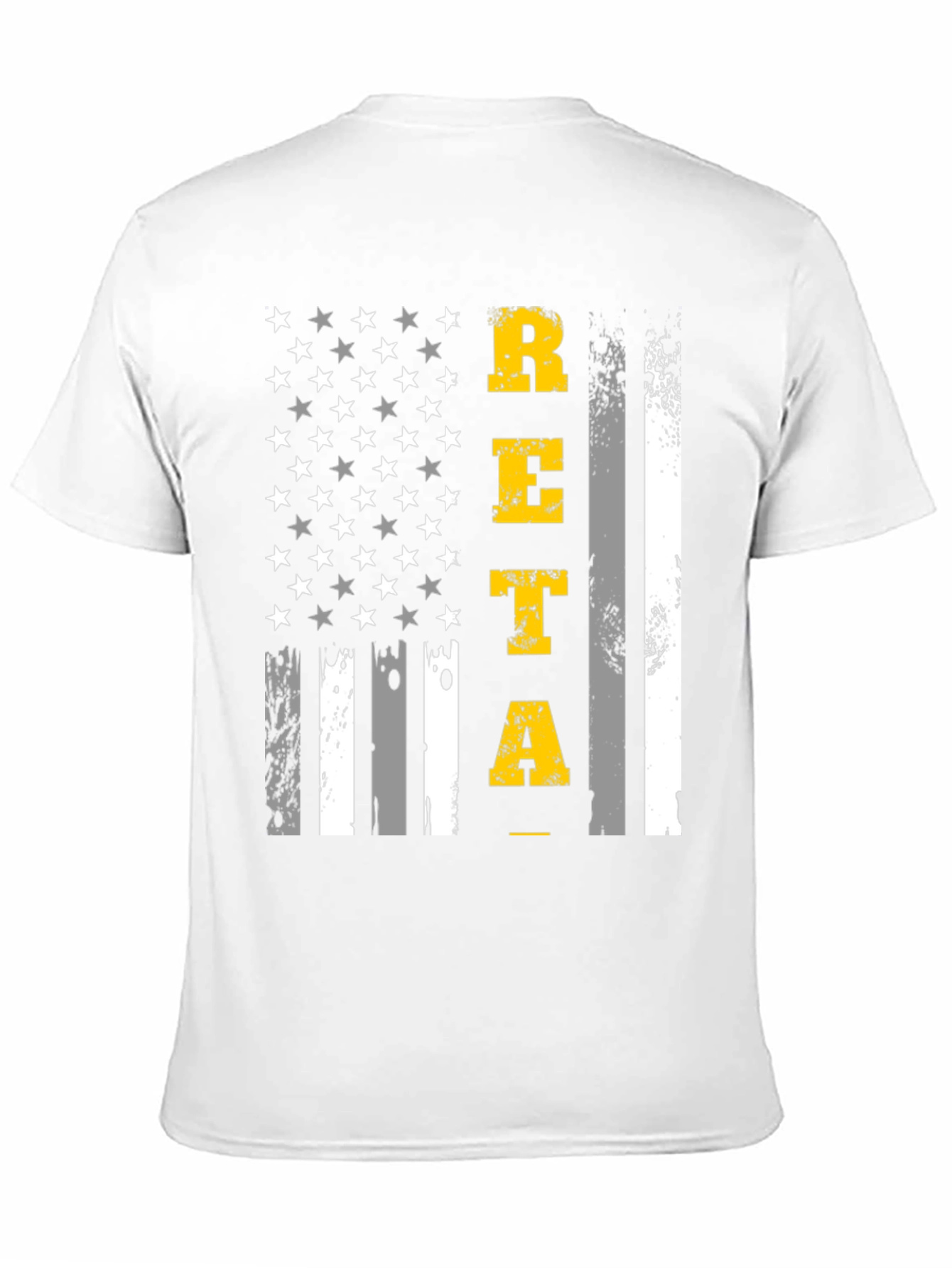 Patriotic RETA Graphic T-Shirt - Black