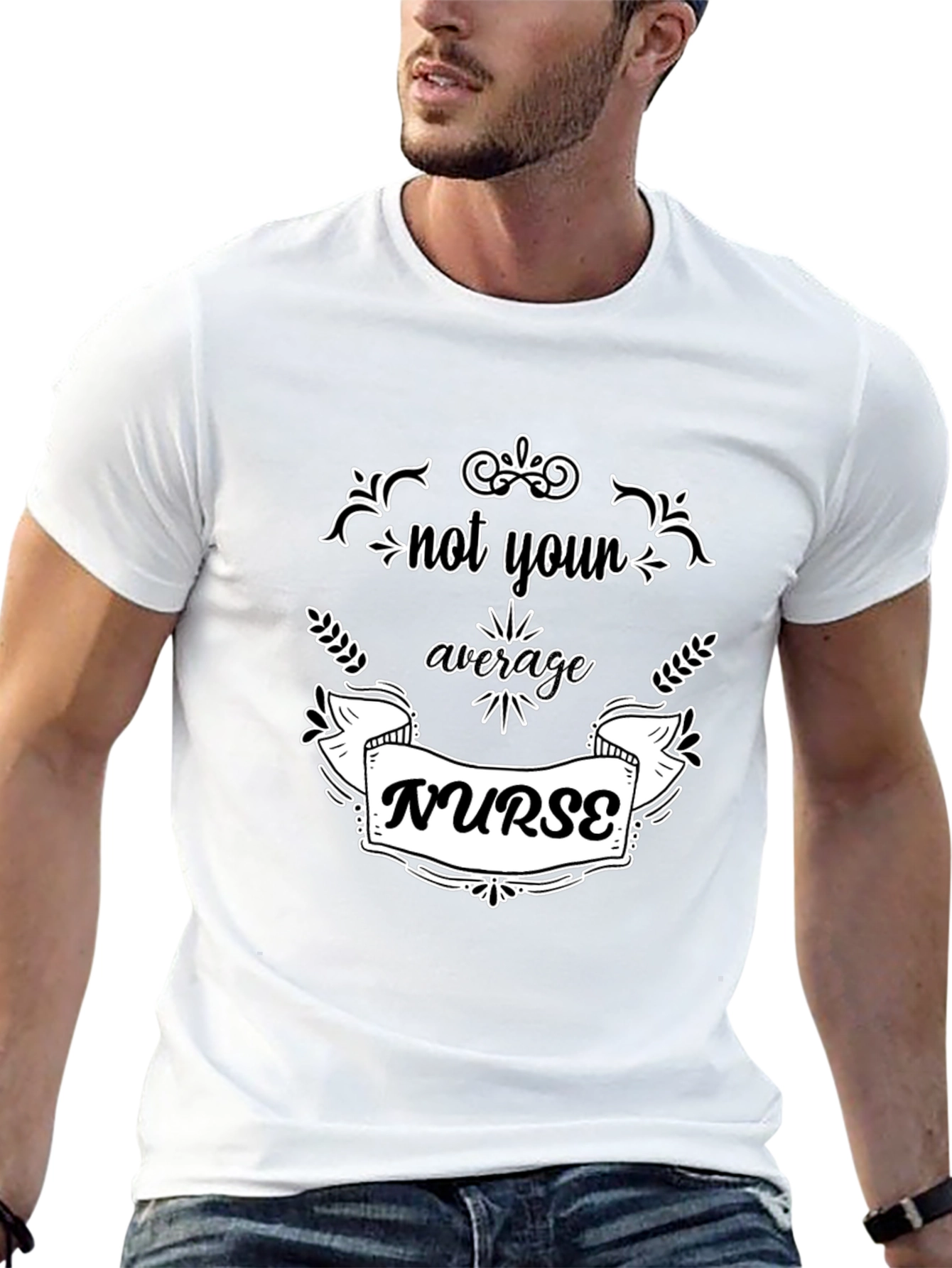 Not Your Average Nurse - Black T-Shirt