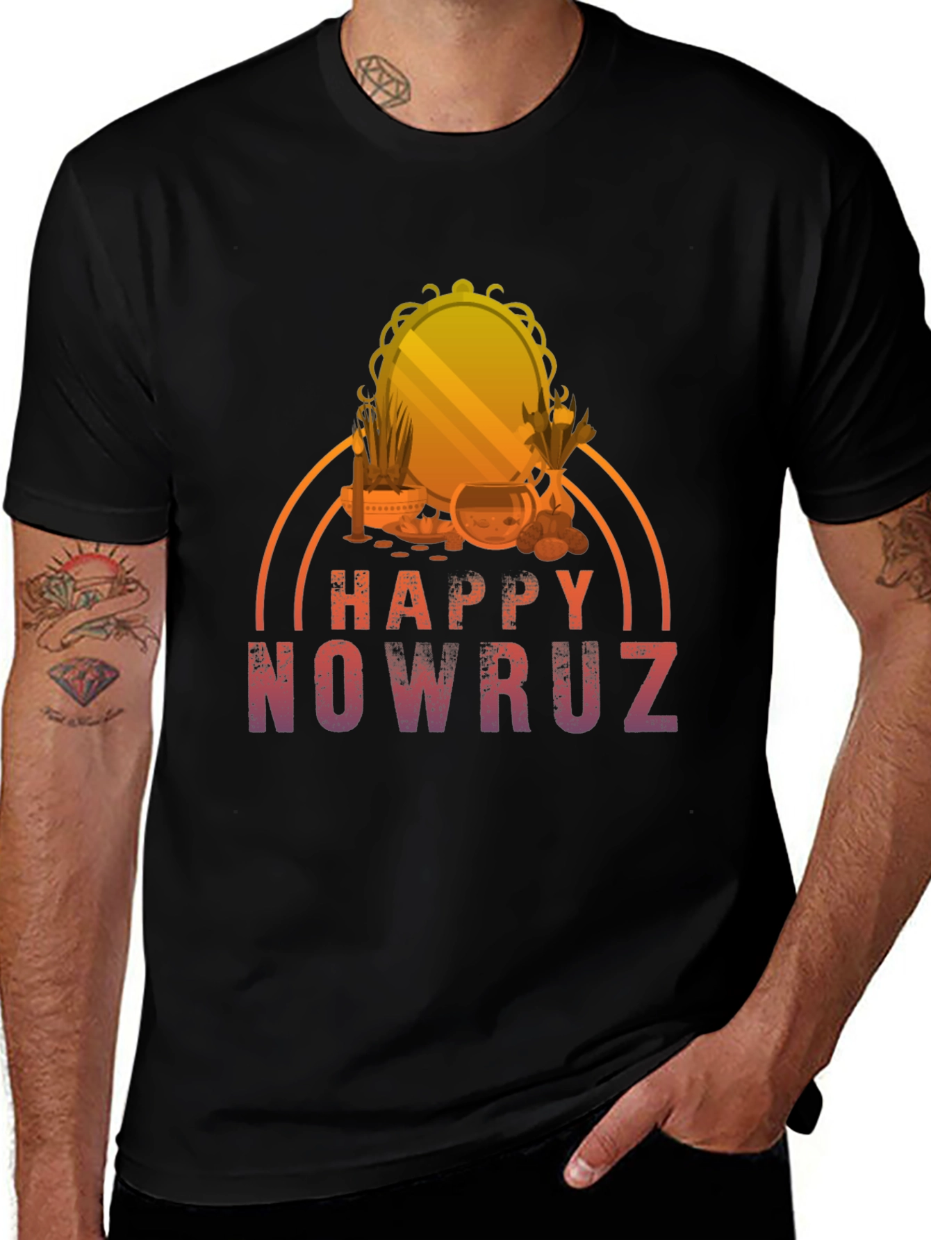 Happy Nowruz Graphic T-Shirt - Persian New Year