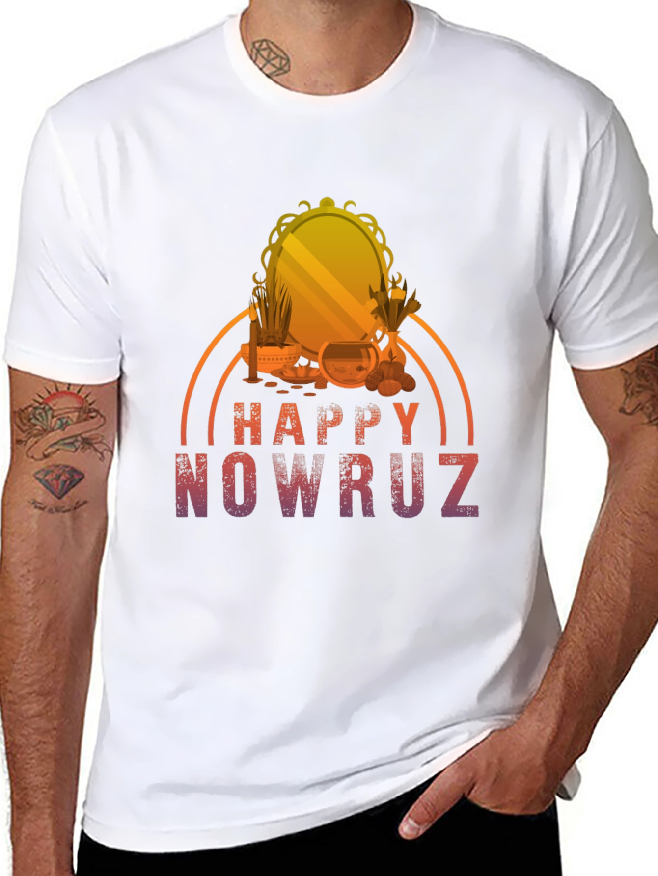 Happy Nowruz Graphic T-Shirt - Persian New Year