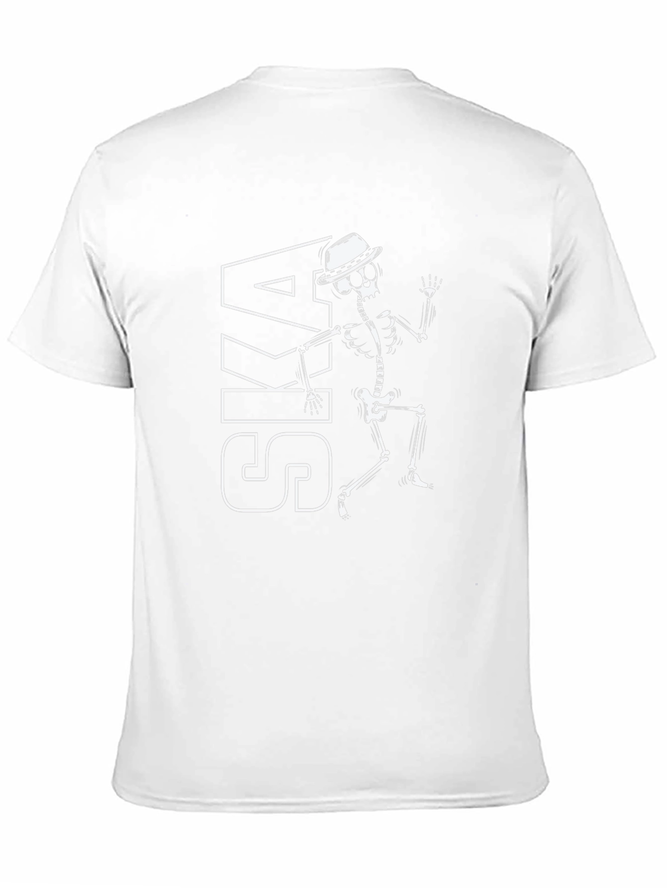 Ska Dancing Skeleton T-Shirt - Black Graphic Tee