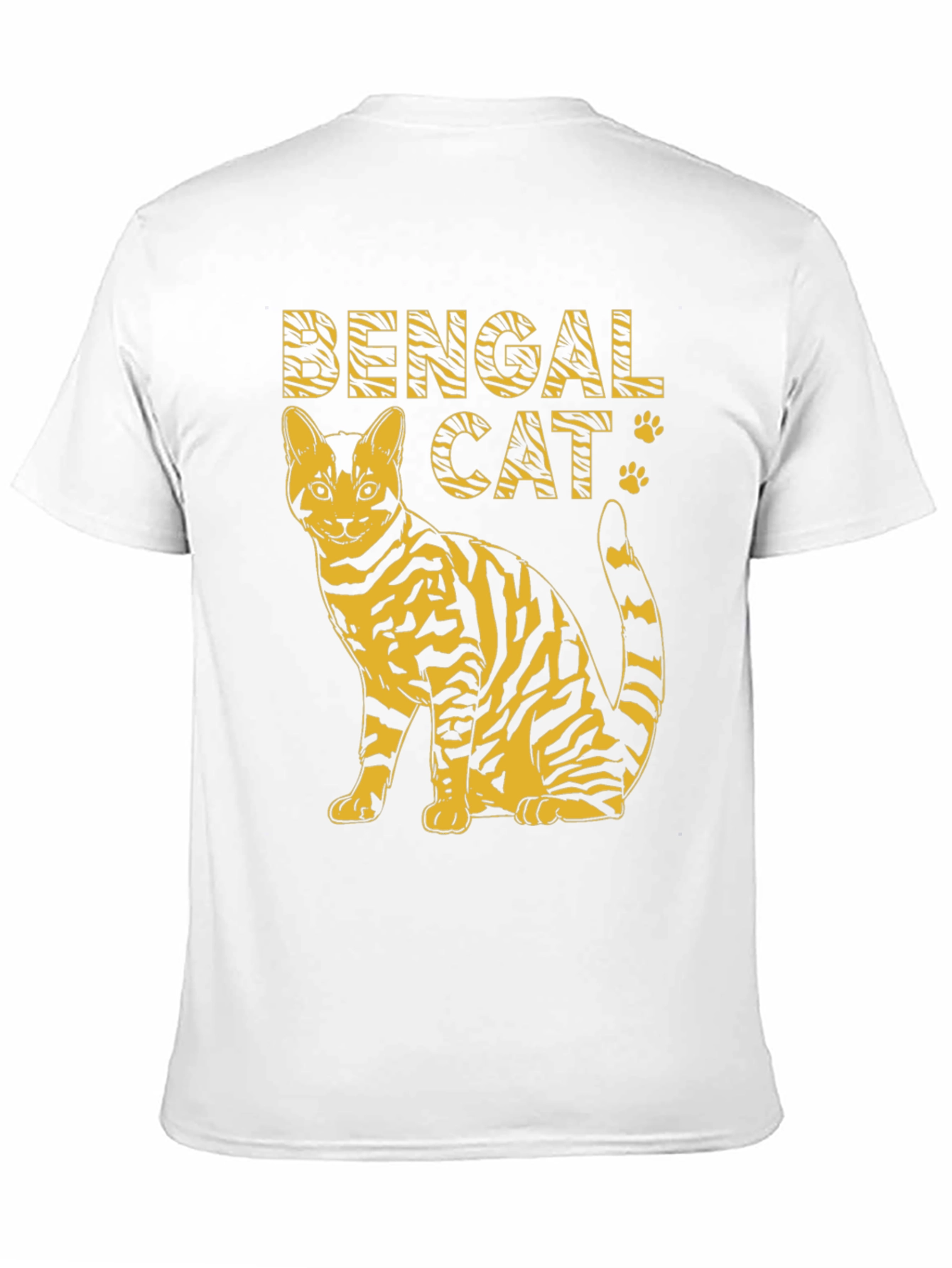 Bengal Cat Graphic Tee - Animal Print Shirt