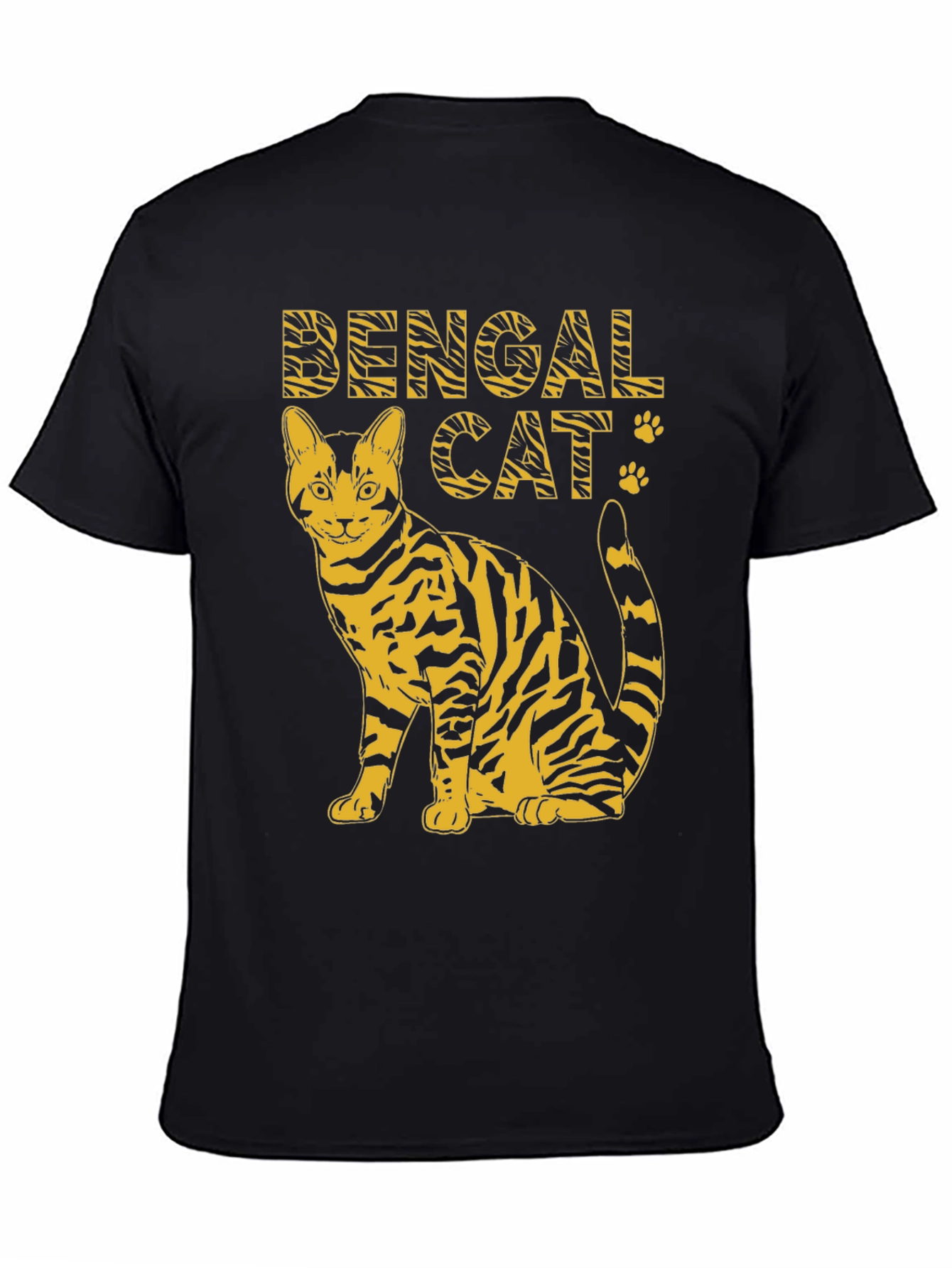 Bengal Cat Graphic Tee - Animal Print Shirt