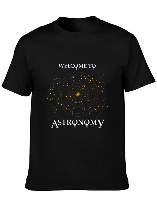 Astronomy Graphic T-Shirt - Celestial Star Design