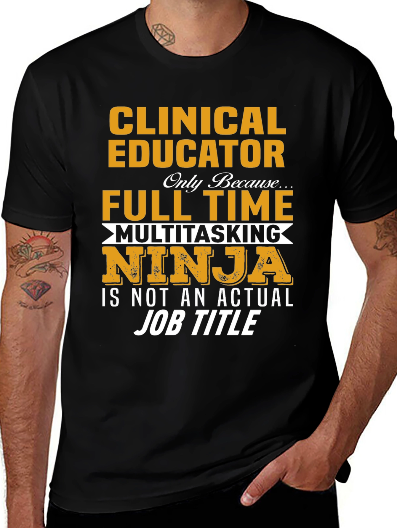 Clinical Educator Full Time Multitasking Ninja T-Shirt