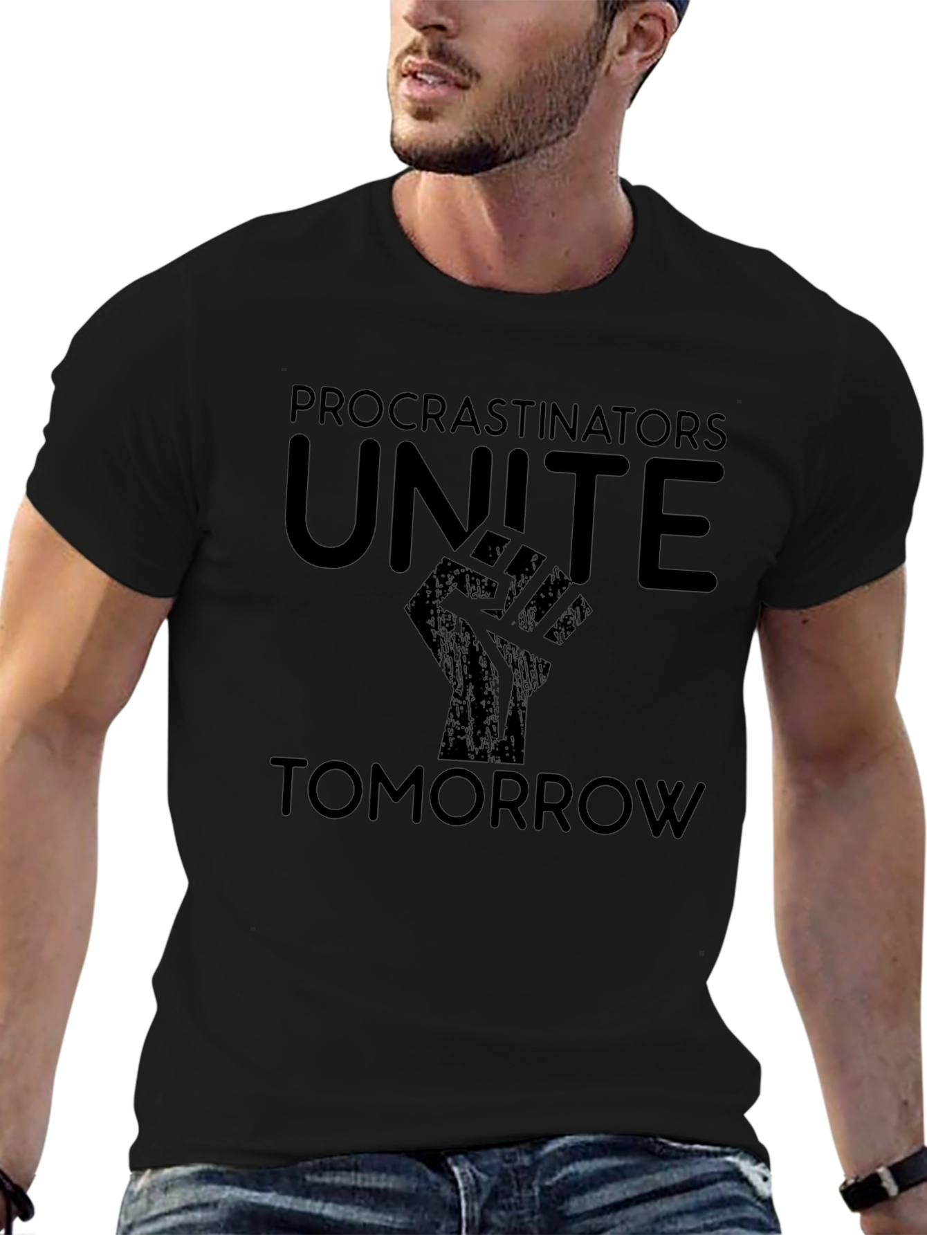 Procrastinators Unite Tomorrow Graphic Tee