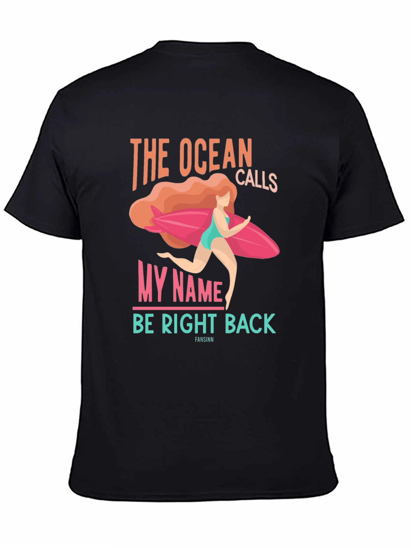 Ocean Calls Graphic T-Shirt - Black