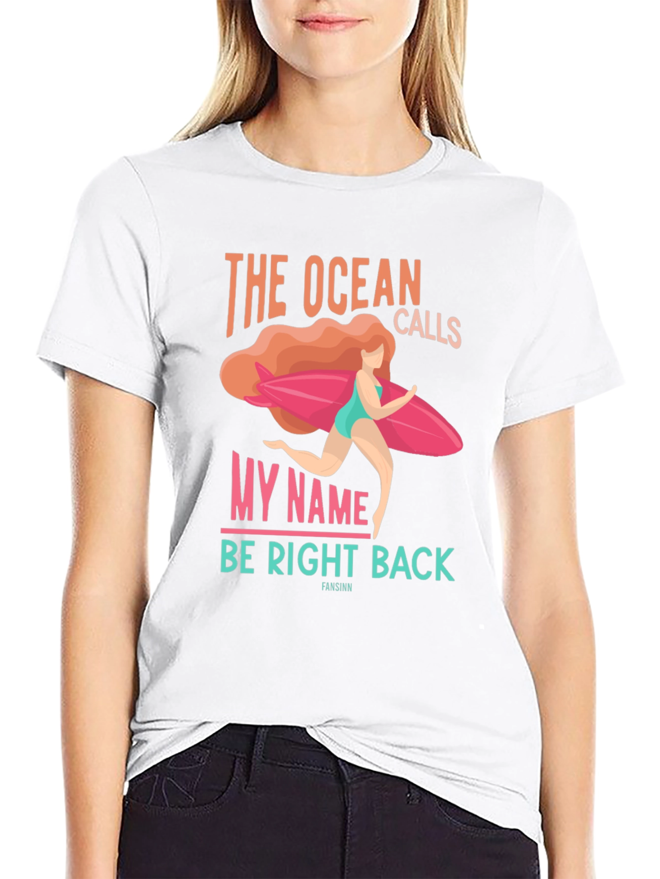 Ocean Calls Graphic T-Shirt - Black