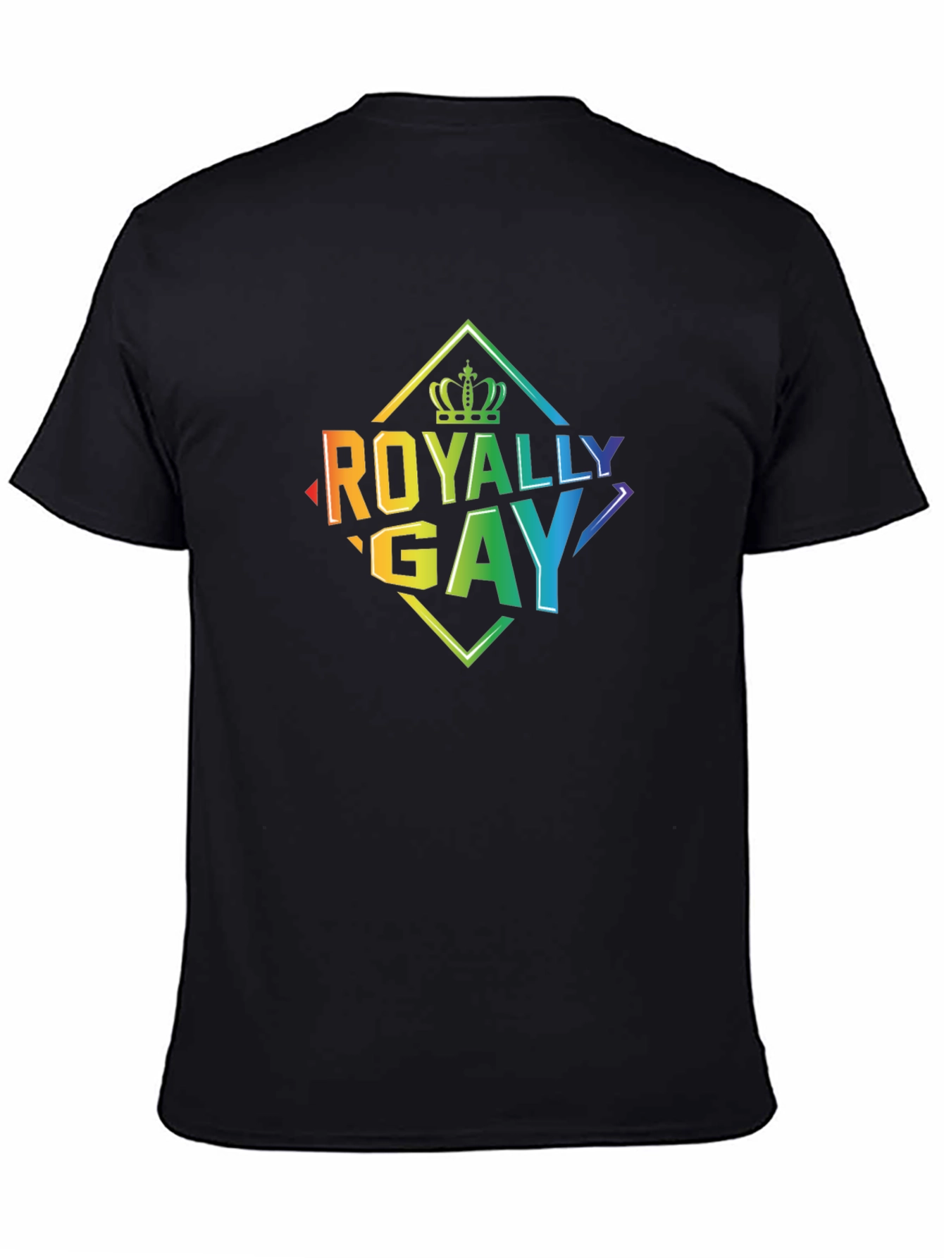 Royally Gay Pride T-Shirt - Rainbow Graphic Tee
