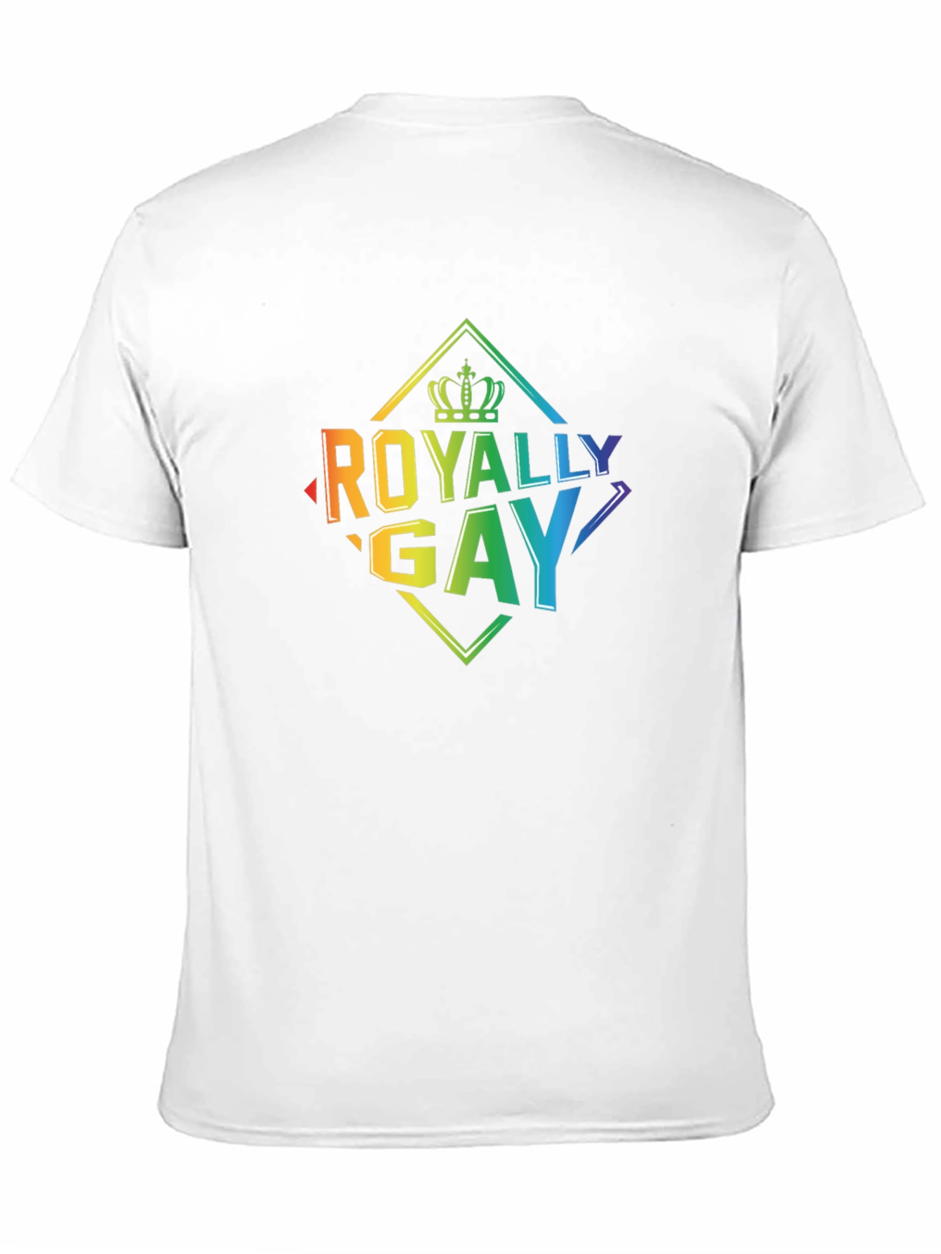 Royally Gay Pride T-Shirt - Rainbow Graphic Tee
