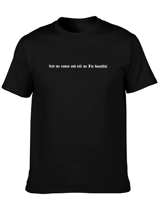 Feed Me Ramen T-Shirt - Funny Graphic Tee