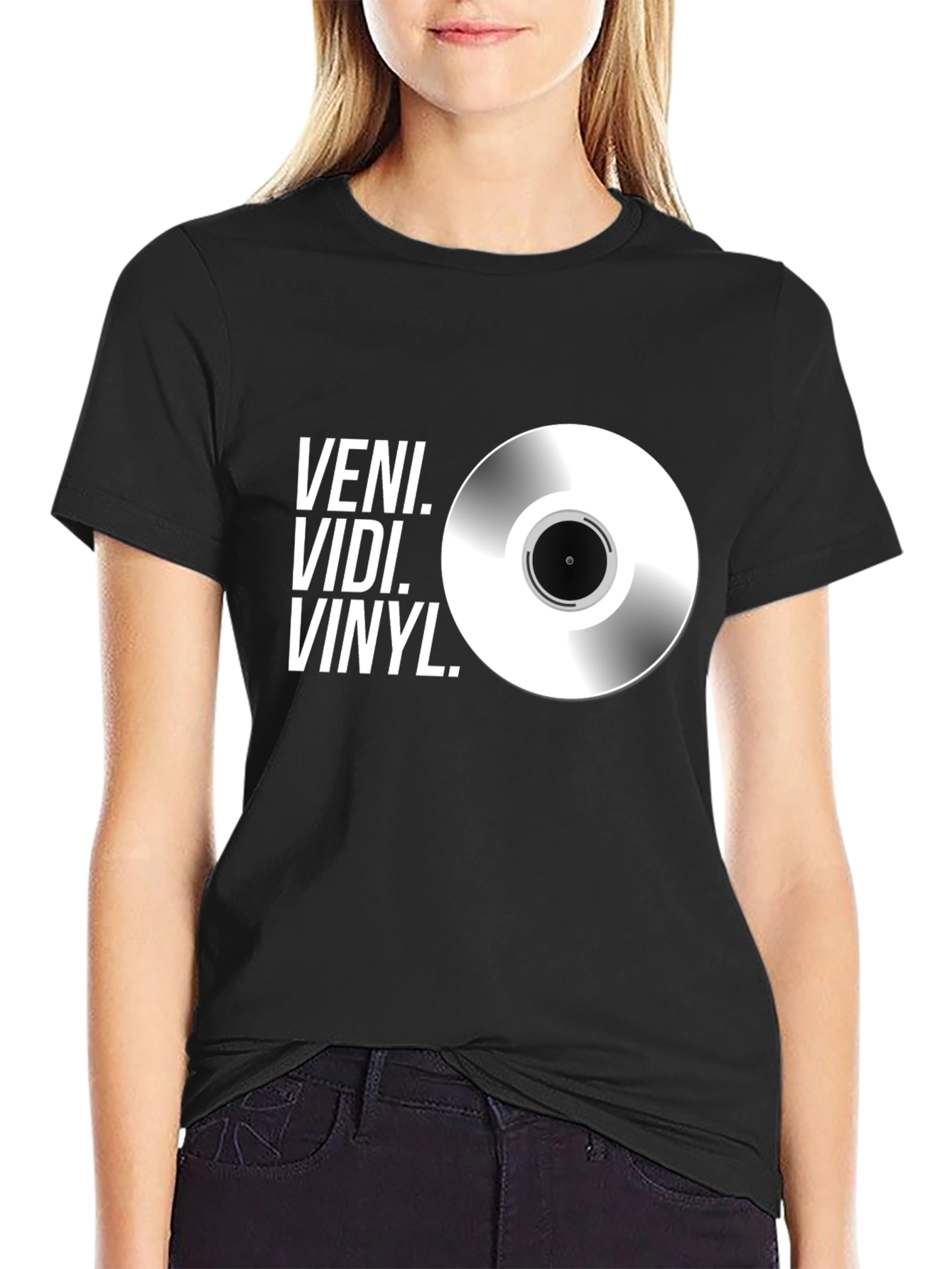 Veni Vidi Vinyl T-Shirt - Music Lover Tee
