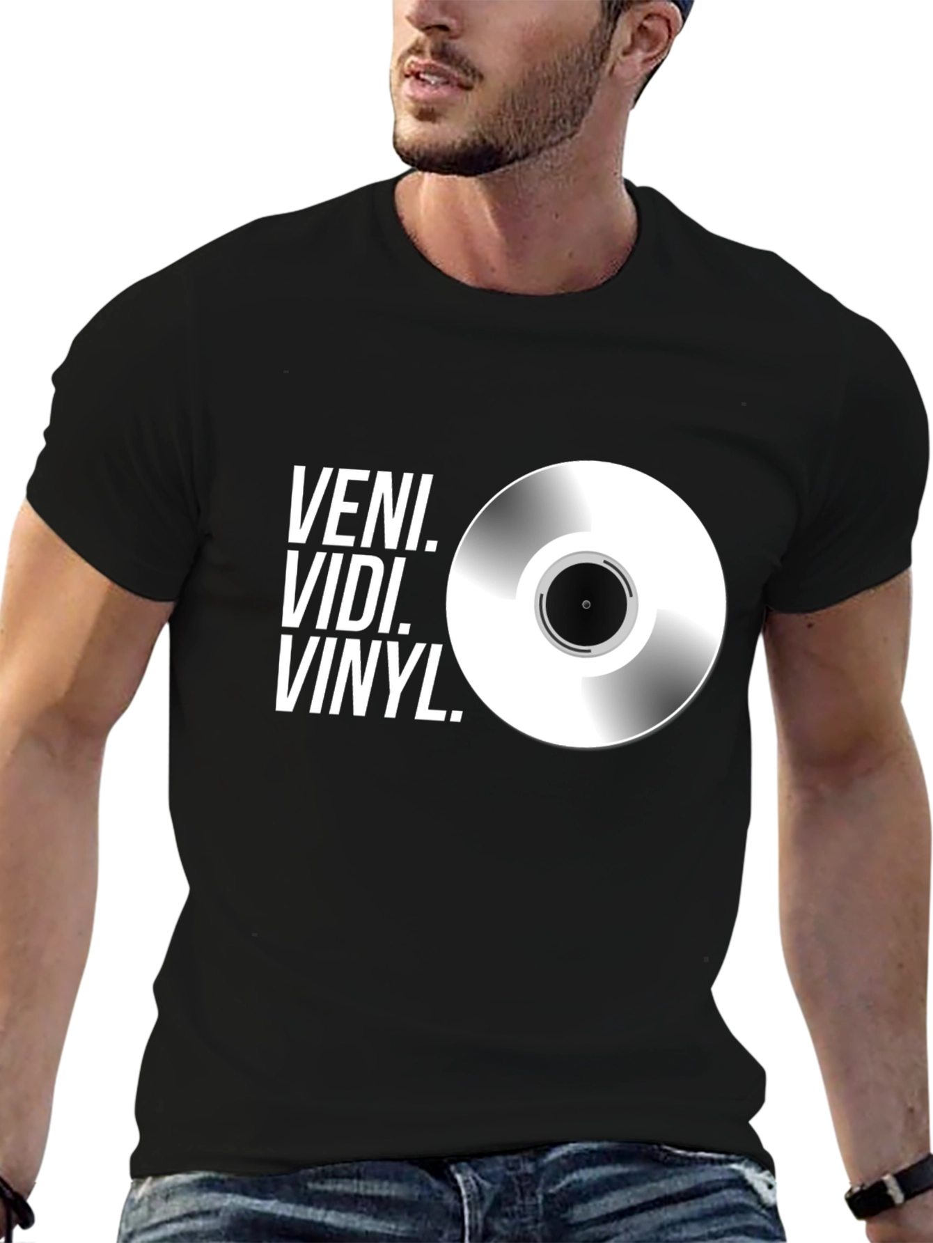 Veni Vidi Vinyl T-Shirt - Music Lover Tee