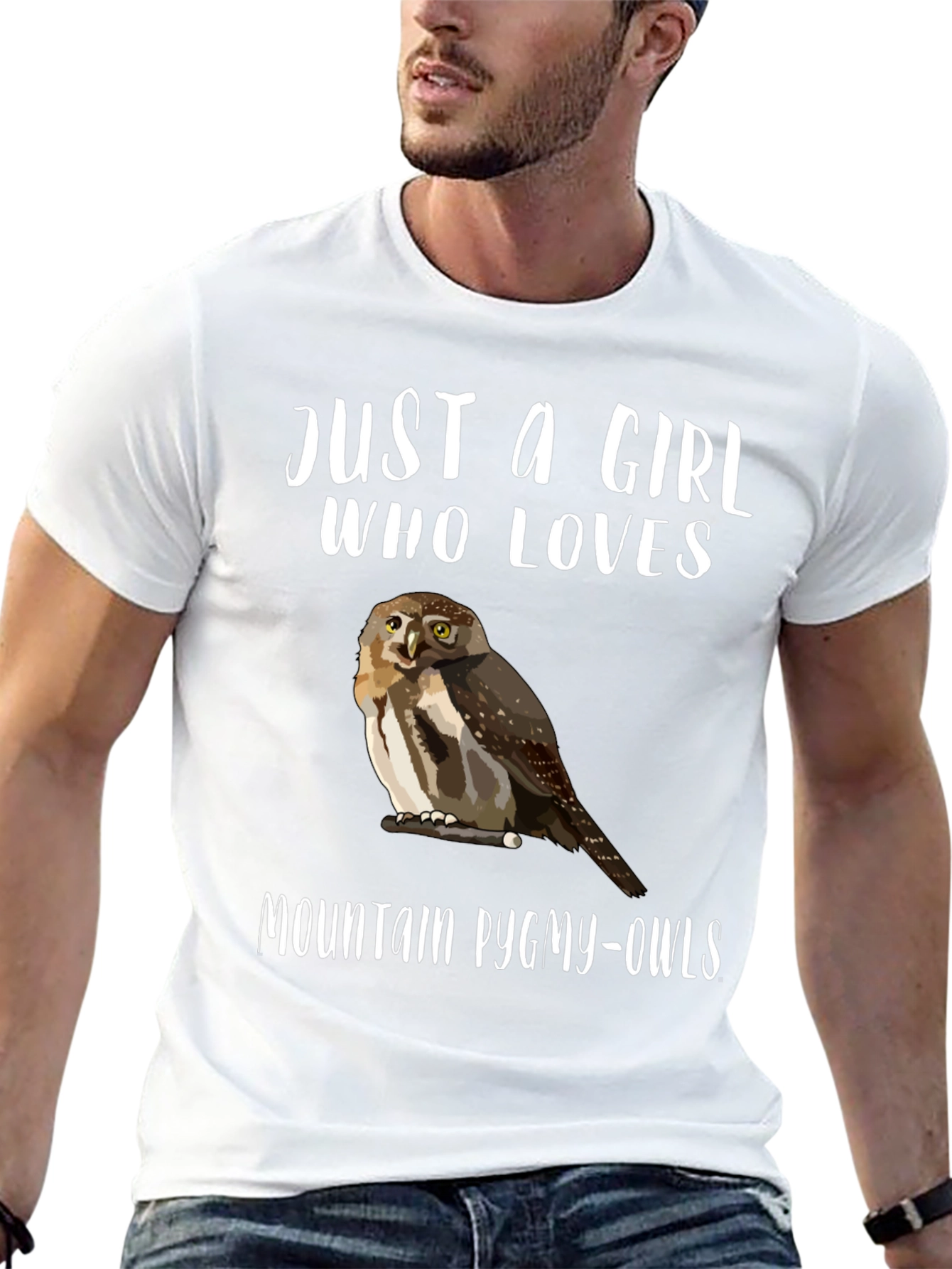 Just a Girl Who Loves Mountain Pygmy-Owls T-Shirt